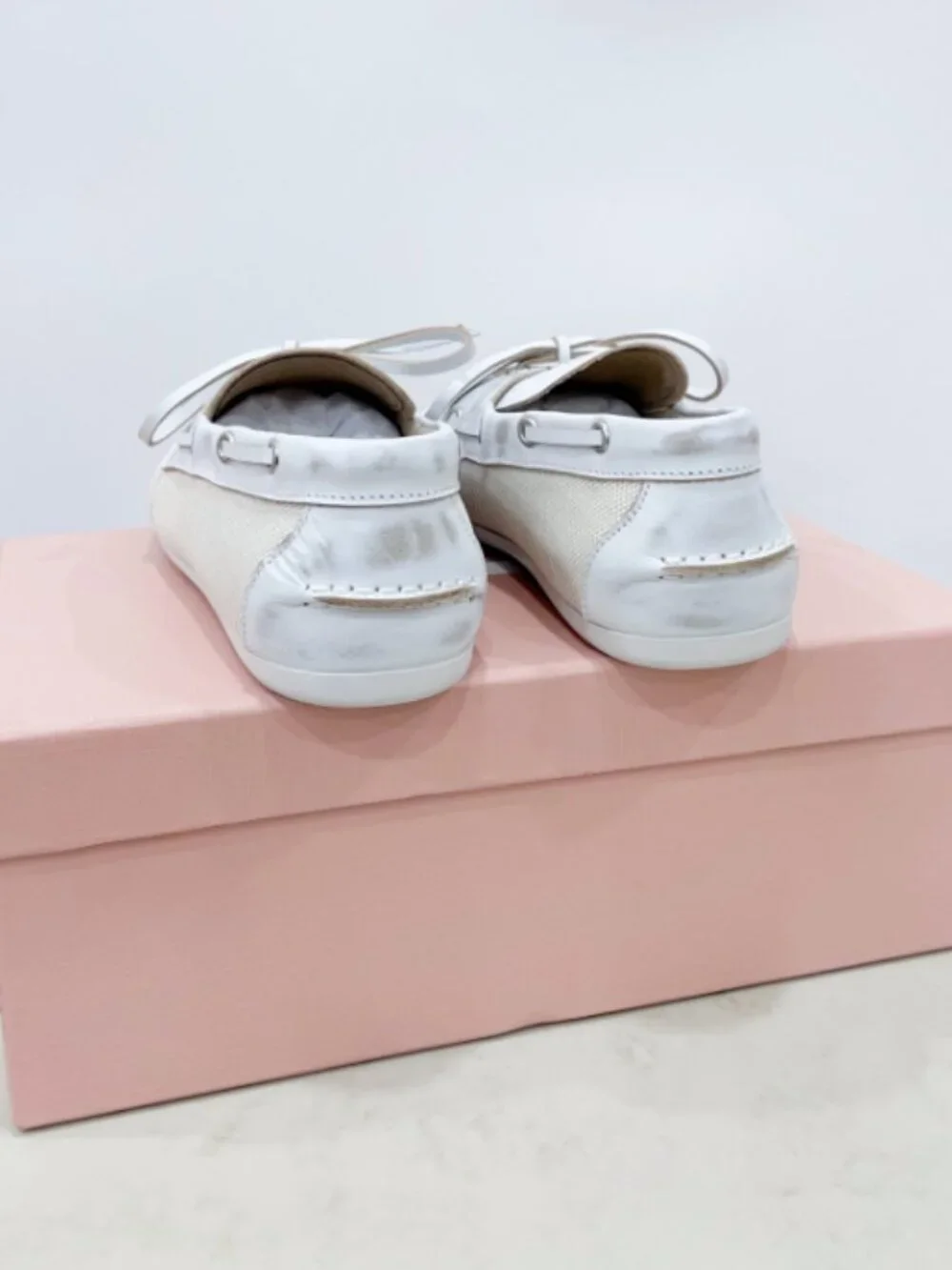 Miu Miu White   Flats